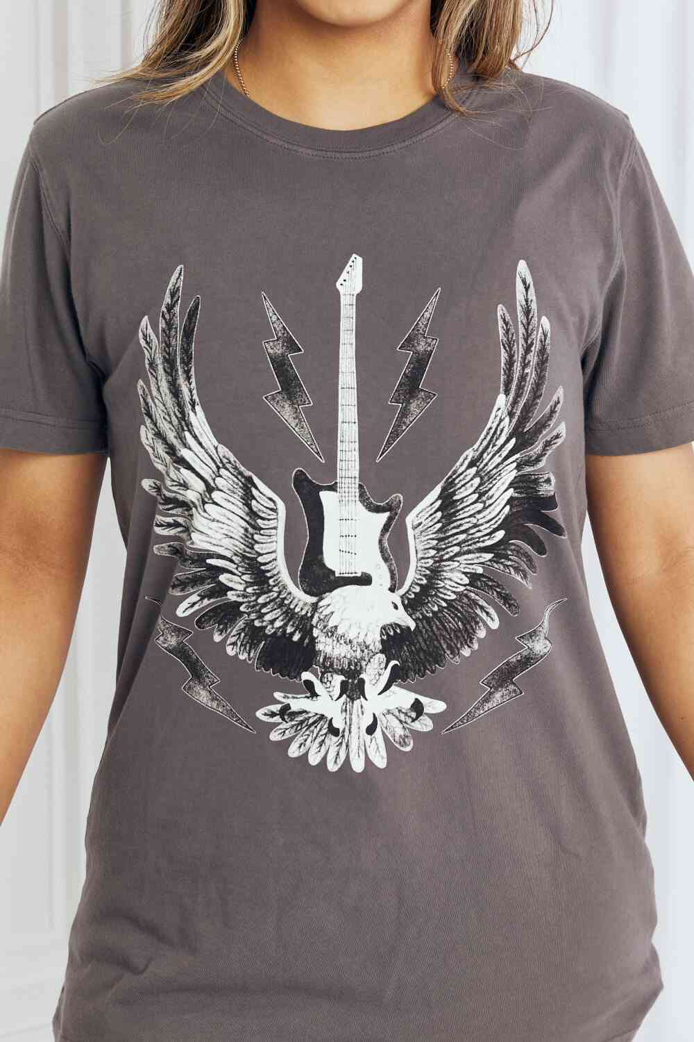 mineB Eagle Graphic Tee Shirt