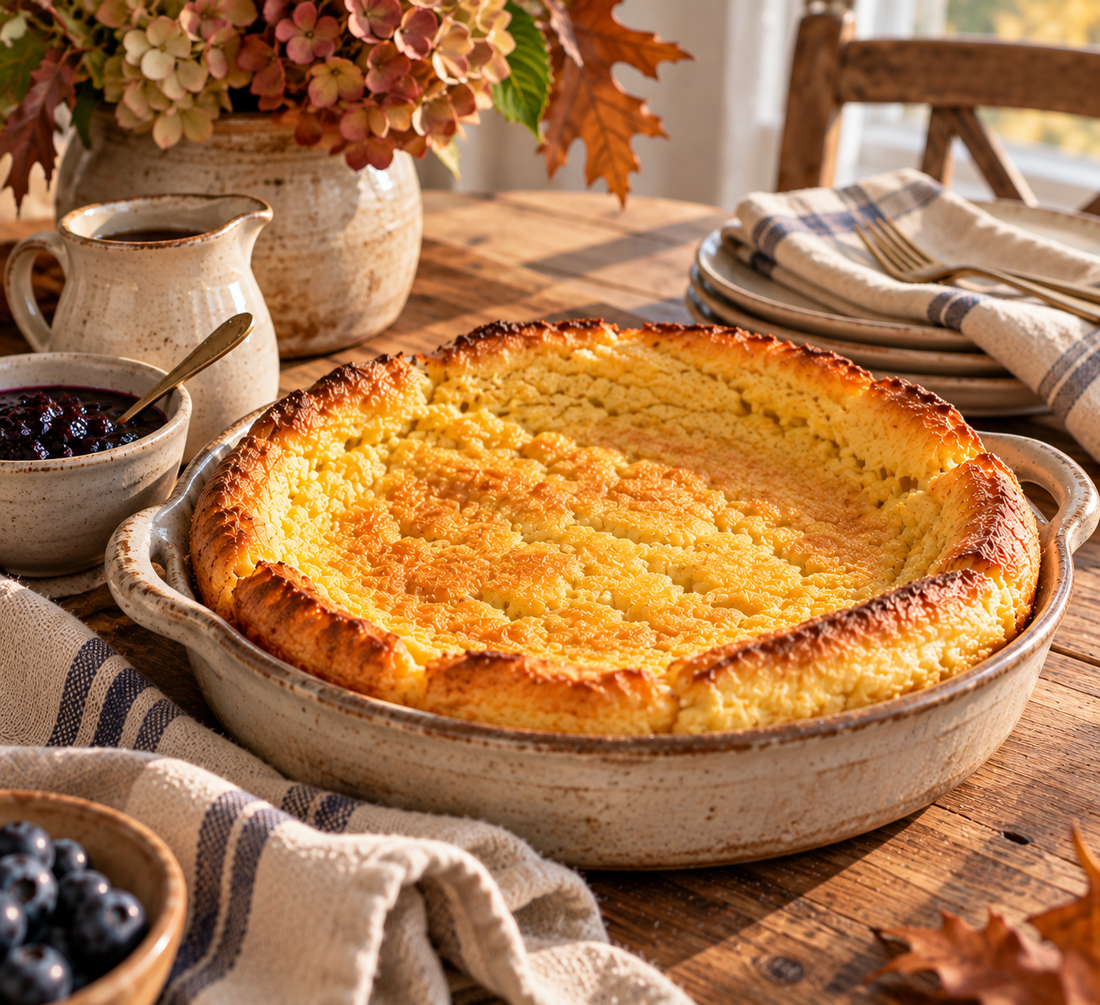 Sunday Morning Popover Cake