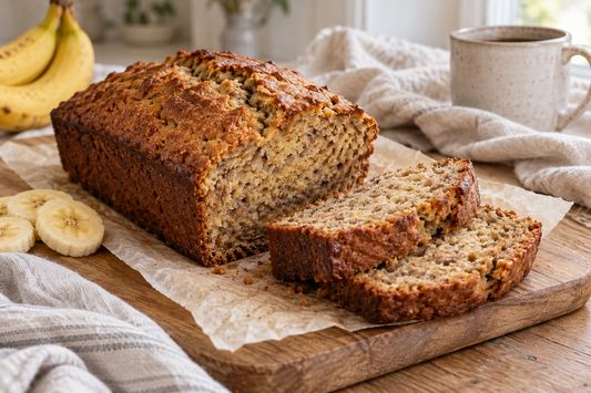 Classic Banana Bread with Brown Sugar