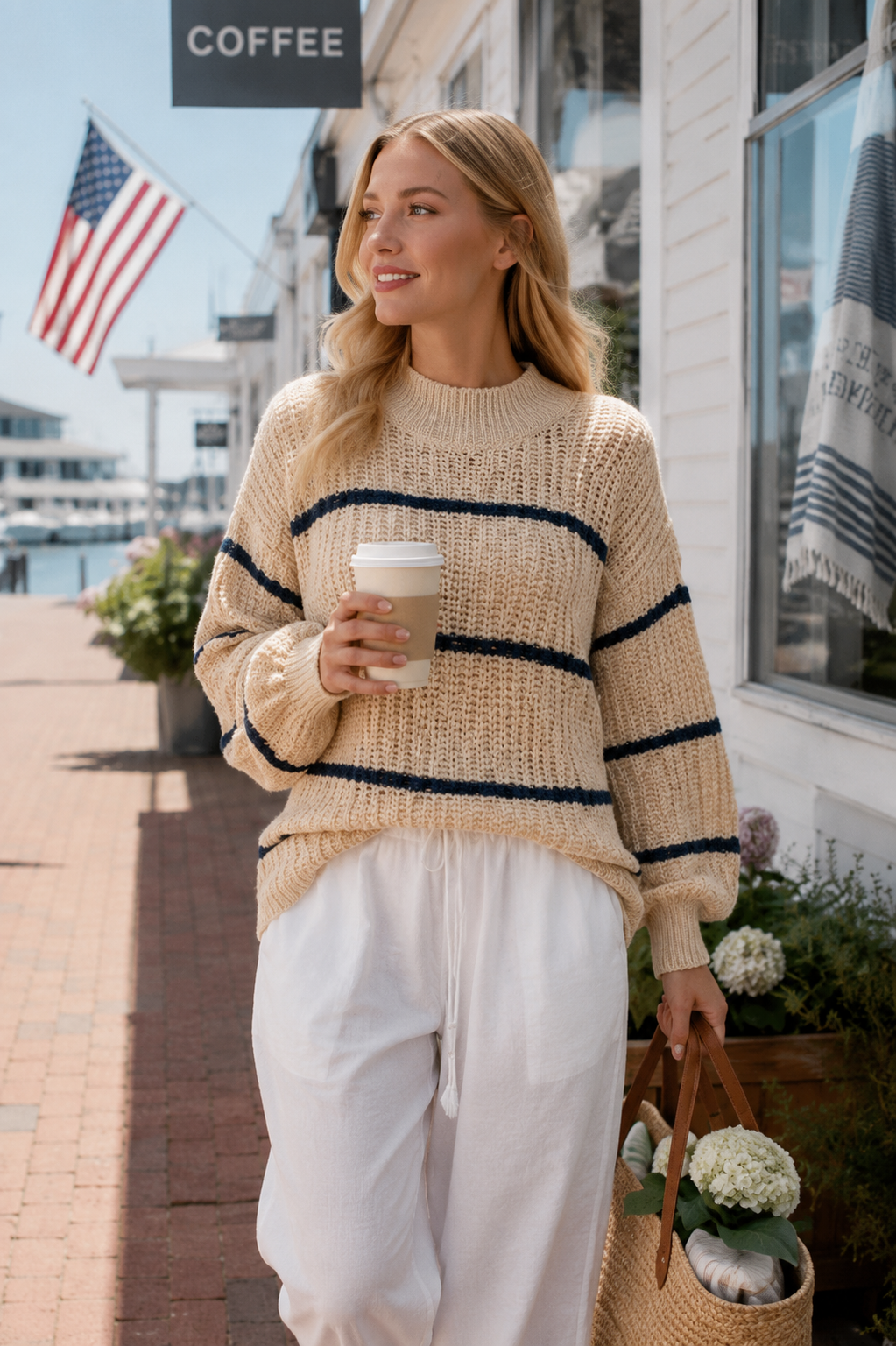 Oversize Striped Sweater