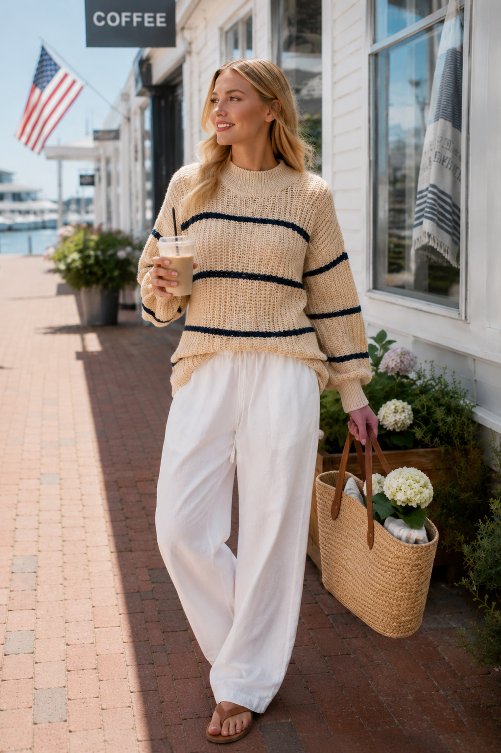 Oversize Striped Sweater