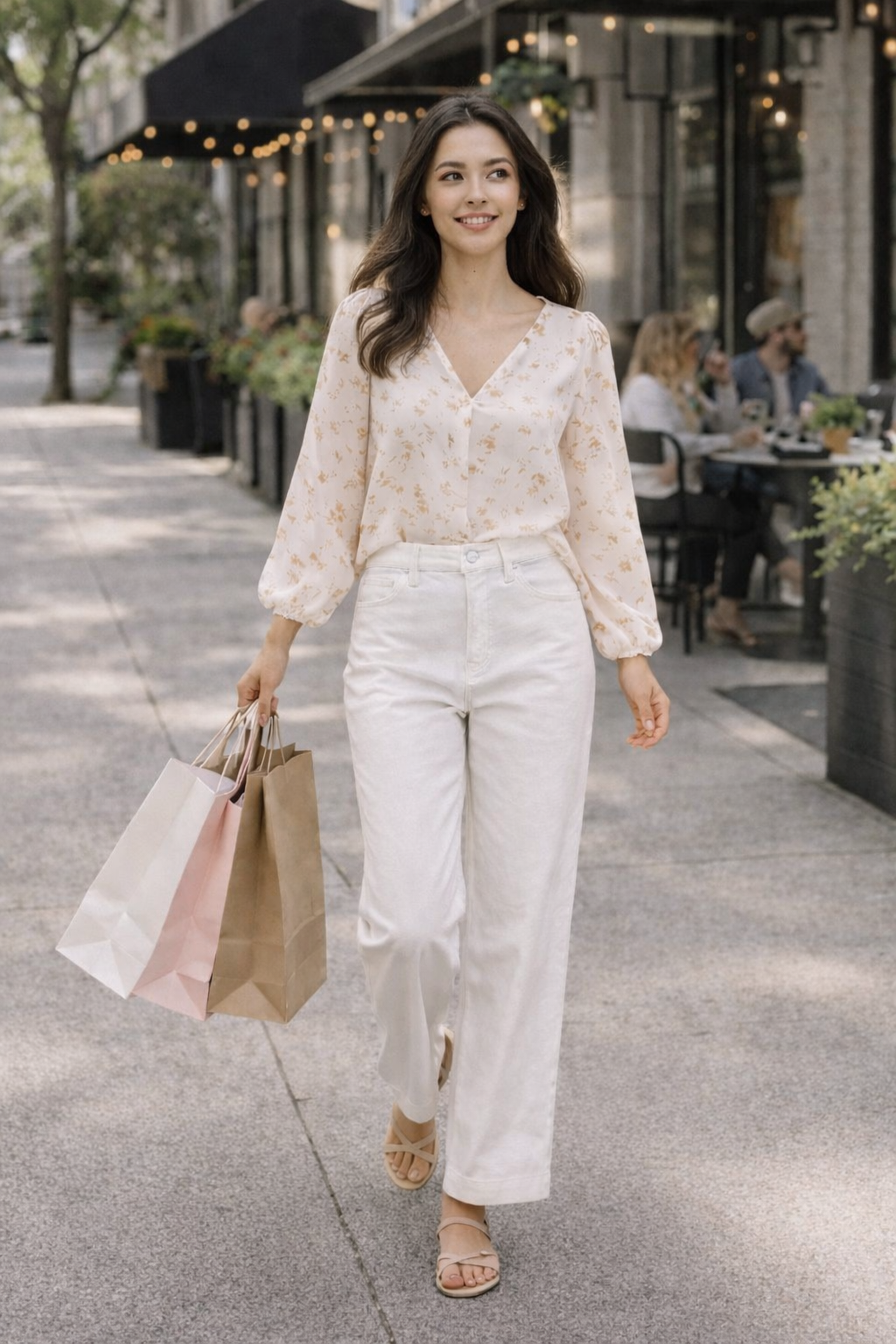 High Rise Wide Baggy Pants | RISEN