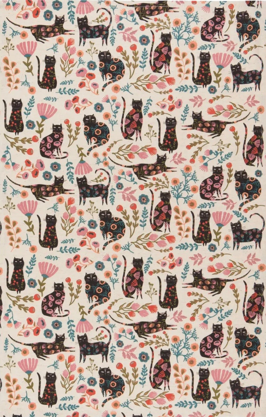 Catbloom Tea Towels – Set of 2.
