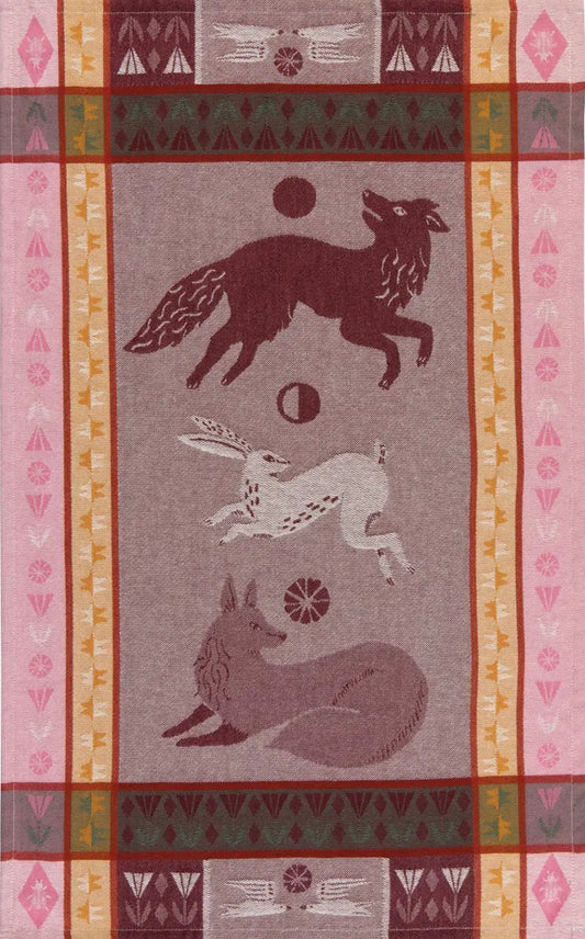 Folktale Fox & Hare Tea Towel