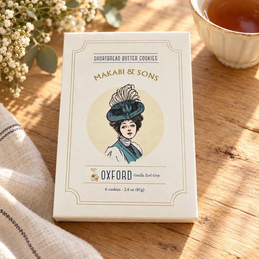 Makabi & Sons Oxford Shortbread Cookies – Vanilla Earl Grey