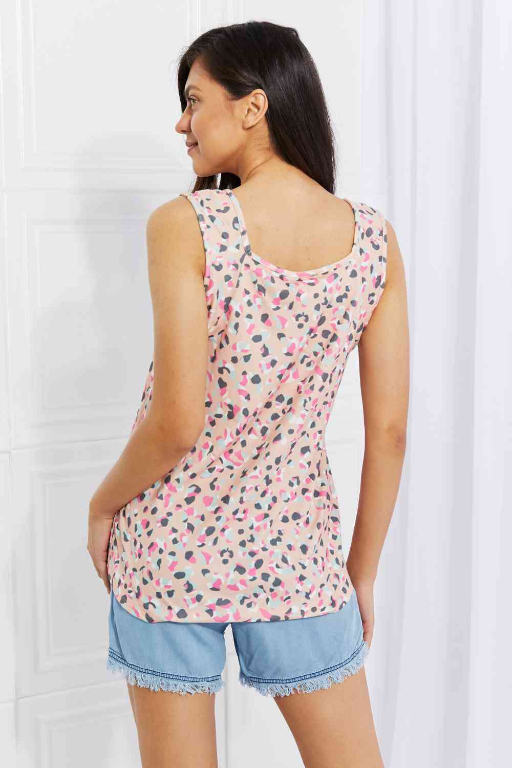 Heimish Printed Sleeveless Top